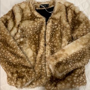MINKPINK faux fur antelope jacket